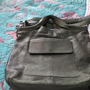 Latico Dark Green Leather Crossbody Bag